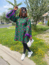 Load image into Gallery viewer, Diora 03 - Beautiful African print Ankara Dress