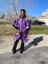 Load image into Gallery viewer, African Print Ankara Kimono One Size Dress - Kiekie Kimono (004)