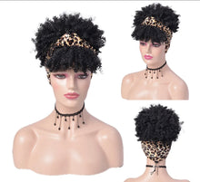 Load image into Gallery viewer, Afro Curly Headband Afro Fluffy Wig. Style 1