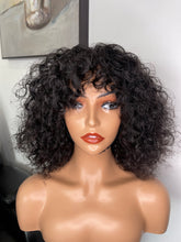 Load image into Gallery viewer, Water Wave Bang Wig Wear & Go Glueless Wigs 230% Density 100% Human Hair