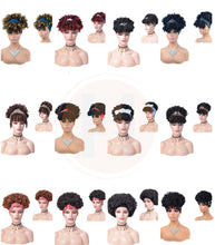 Load image into Gallery viewer, Afro Curly Headband Afro Fluffy Wig. Style 1