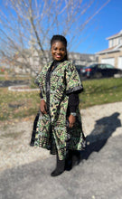 Load image into Gallery viewer, African Print Ankara Kimono One Size Dress - Kiekie Kimono 2.0 (010)