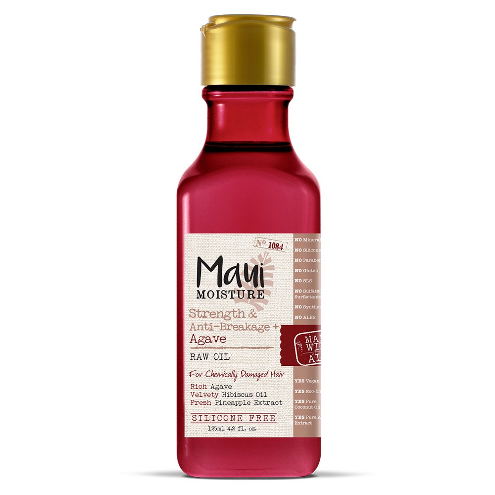 MAUI MOISTURE Strength & Anti-Breakage Agave Raw Oil (4.2oz) – Hairnergy  Braids