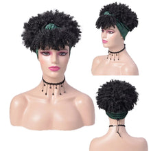Load image into Gallery viewer, Afro Curly Headband Afro Fluffy Wig. Style 1