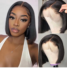 Load image into Gallery viewer, Straight Bob Wig Free Parting 13x4 Lace Frontal Wig