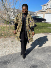 Load image into Gallery viewer, African Print Ankara Kimono One Size Dress - Kiekie Kimono (005)