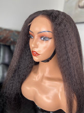 Load image into Gallery viewer, Kinky Straight 4x4 HD Lace Closure Glueless Wigs 230% Density 100% Human Hair
