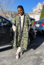 Load image into Gallery viewer, African Print Ankara Kimono One Size Dress - Kiekie Kimono 2.0 (010)