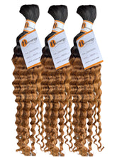 Load image into Gallery viewer, Deep Curl Bulk Hair Extensions for Braiding 100% Human Hair 100g