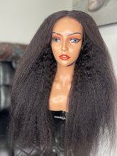 Load image into Gallery viewer, Kinky Straight 4x4 HD Lace Closure Glueless Wigs 230% Density 100% Human Hair