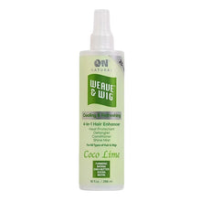 Load image into Gallery viewer, ON NATURAL Weave & Wig 4-In-1 Hair Enhancer Heat Protectant Detangler & Conditioner