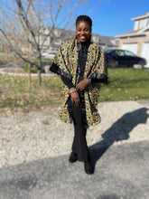 Load image into Gallery viewer, African Print Ankara Kimono One Size Dress - Kiekie Kimono (005)