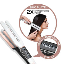 Load image into Gallery viewer, ANNIE Hot & Hotter Duo Plate Digital Straightener