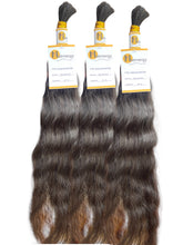 Load image into Gallery viewer, Wet and Wave Braid Hair Bulk 100% Human Hair Extensions Bulk for Braiding 50g