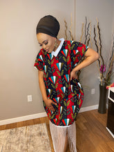 Load image into Gallery viewer, Red Luxe Bubu Dress