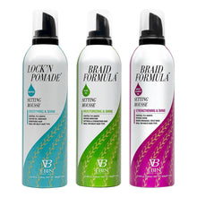 Load image into Gallery viewer, EBIN Braid Formula Lock'n Pomade Setting Mousse (12.49oz)