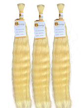 Load image into Gallery viewer, Wet and Wave Braid Hair Bulk 100% Human Hair Extensions Bulk for Braiding 50g