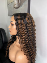 Load image into Gallery viewer, Deep Wave 5x5 HD Lace Closure Glueless Wigs 230% Density 100% Human Hair
