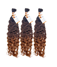 Load image into Gallery viewer, Water Curl Bulk Hair Extensions for Braiding 100% Human Hair 100g