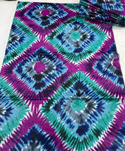 Load image into Gallery viewer, Adire brocade tie dye adire fabric by 5 yards, kampala fabric for craft sewing 003