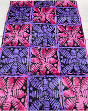 Load image into Gallery viewer, Adire brocade tie dye adire fabric by 5 yards, kampala fabric for craft sewing 006