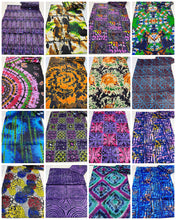 Load image into Gallery viewer, Adire brocade tie dye adire fabric by 5 yards, kampala fabric for craft sewing 006