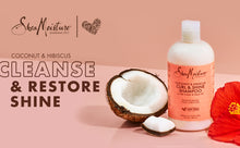 Load image into Gallery viewer, SHEA MOISTURE COCONUT & HIBISCUS CURL & SHINE SHAMPOO 13oz