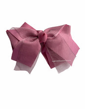 Load image into Gallery viewer, 4 Pcs 6 Inch Hair Bows Clips Grosgrain And Organza Ribbon Bows Hair Alligator Clips Hair Barrettes Hair Accessories for Girls Toddler Infants Kids Teens Children