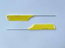 Load image into Gallery viewer, 1 piece Braids Precision Parting comb stainless steel Pintail Rat tail comb hair salon home supplies