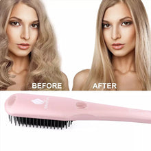 Load image into Gallery viewer, # 1 straightening hair brush - MiroPure hair straightener brush. Model: S102 - CS0523