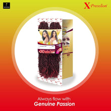 Load image into Gallery viewer, X-PRESSION 4X Passion Twist - Curly Spring Pre-twisted Braids Synthetic Crochet Hair Extensions 100 strands/pack