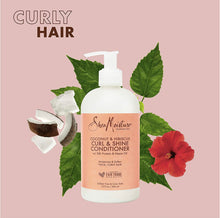Load image into Gallery viewer, SHEA MOISTURE COCONUT & HIBISCUS CURL & SHINE CONDITIONER (13oz)