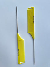 Load image into Gallery viewer, 1 piece Braids Precision Parting comb stainless steel Pintail Rat tail comb hair salon home supplies