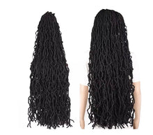 Load image into Gallery viewer, Distressed butterfly locs Dread Locks Crochet Braiding Hair Extension 36''