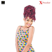 Load image into Gallery viewer, X-PRESSION 4X Passion Twist - Curly Spring Pre-twisted Braids Synthetic Crochet Hair Extensions 100 strands/pack
