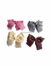 Load image into Gallery viewer, 4 Pcs 6 Inch Hair Bows Clips Grosgrain And Organza Ribbon Bows Hair Alligator Clips Hair Barrettes Hair Accessories for Girls Toddler Infants Kids Teens Children