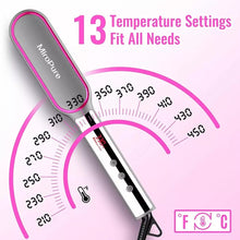 Load image into Gallery viewer, #1 Hair Straightener Brush, MiroPure Infrared Ionic Hair straightening Brush, Heating Comb. Model: 7056