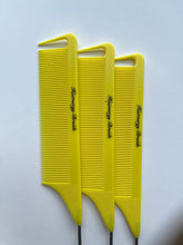 Load image into Gallery viewer, 1 piece Braids Precision Parting comb stainless steel Pintail Rat tail comb hair salon home supplies