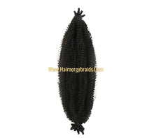 Load image into Gallery viewer, 3X Springy Afro Kinky Twist Hair extensions 16"