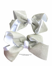 Load image into Gallery viewer, 6 Pcs 6 Inch Hair Bows Clips Grosgrain And Sparkly Glitters Ribbon Bows Hair Alligator Clips Hair Barrettes Hair Accessories for Girls Toddler Infants Kids Teens Children