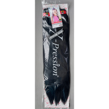 Load image into Gallery viewer, X-Pression Pre-stretched Hair Braiding Extensions 60" Color 1