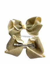 Load image into Gallery viewer, 6 Pcs 6 Inch Hair Bows Clips Grosgrain And Sparkly Glitters Ribbon Bows Hair Alligator Clips Hair Barrettes Hair Accessories for Girls Toddler Infants Kids Teens Children