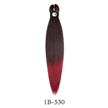 Load image into Gallery viewer, Hairnergy Braids Pre-Stretched 56'' Braiding Hair Extensions Ombre (color 1/530)
