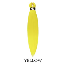 Load image into Gallery viewer, Hairnergy Braids Pre-Stretched 56'' Braiding Hair Extensions (color Yellow)