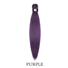 Load image into Gallery viewer, Hairnergy Braids Pre-Stretched 56'' Braiding Hair Extensions (color Purple)