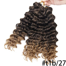 Load image into Gallery viewer, Savanna Deep Wave Best Synthetic Hair 10inch crochet braids