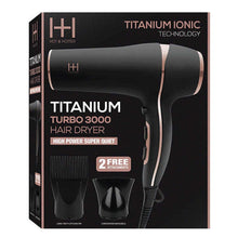 Load image into Gallery viewer, ANNIE Hot & Hotter Titanium Turbo 3000 Hair Dryer