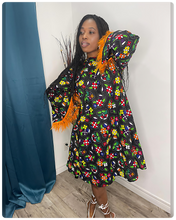 Load image into Gallery viewer, Zara - Beautiful African Print Ankara dress
