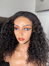 Load image into Gallery viewer, Water Wave 4x4 HD Lace Closure Glueless Wigs 200% Density 100% Human Hair color
