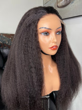 Load image into Gallery viewer, Kinky Straight 5x5 HD Lace Closure Glueless Wigs 230% Density 100% Human Hair
